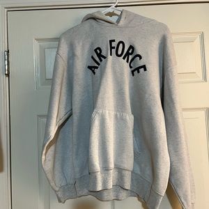 Vintage Air Force Sweatshirt in Heather Grey - size L - good condition